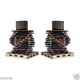 Luke and Lilly Bamboo Wire Craft Spiral Flower Stand and Candle Holder 2in1