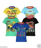 Antshrike Boys Printed Round Neck Cotton Half Sleeve T-Shirt Pack of 5