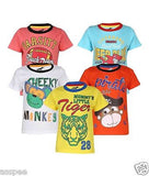Antshrike Boys Printed Round Neck Cotton Half Sleeve T-Shirt Pack of 5