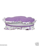 Orange And Orchid Cotton Mosquito Net Bed With Orange Color Dry Sheet & Nappy