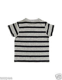 Orange and Orchid Kids Cotton Striped T-shirt Pack of 3