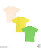 Chhota Bheem Printed Round Neck Cotton T-Shirt for Baby Boy and Girl Pack of 3
