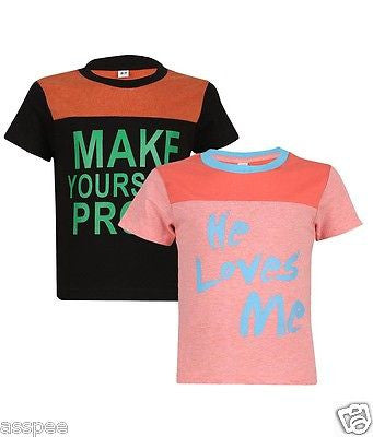 Luke and Lilly Boys Printed Round Neck Cotton Half Sleeve T-Shirt Pack of 2