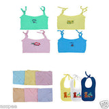 MYKID Combo Gift Set of Baby Jabla Nappies and Bibs for Just Born