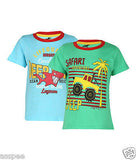 Antshrike Boys Printed Round Neck Cotton Half Sleeve T-Shirt Pack of 2