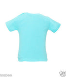 Chhota Bheem Kalia & Raju Printed Round Neck Cotton Turquoise T-Shirt for Kids