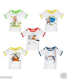 Chhota Bheem Printed Round Neck Cotton T-Shirt for Baby Boy and Girl - Pack of 5