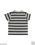 Orange and Orchid Kids Cotton Striped T-shirt Pack of 3