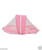 Orange and Orchid Mosquito Net Bed  for Just Born