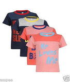 Luke and Lilly Boys Printed Round Neck Cotton Half Sleeve T-Shirt Pack of 4