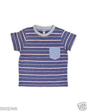 Orange and Orchid Kids Cotton Striped T-shirt Pack of 3