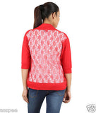 Orange and Orchid Red Womens Shrugs