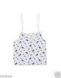 Orange and Orchid Printed Top Knot Baby Jhabla Pack of 8 - White