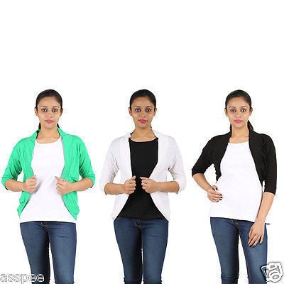 Orange and Orchid Womens Shrugs Pack of 3