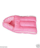 Orange and Orchid Baby Sleeping Bag With Green Color Dry Sheet