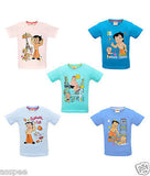 Chhota Bheem Printed Round Neck Cotton T-Shirt for Baby Boy and Girl Pack of 5