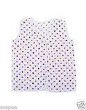 Orange and Orchid Printed Button Type Baby Jhabla Pack of 4