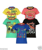 Antshrike Boys Printed Round Neck Cotton Half Sleeve T-Shirt Pack of 5