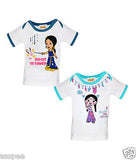 Chhota Bheem Printed Round Neck Cotton T-Shirt for Baby Boy and Girl - Pack of 2