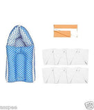 Orange and Orchid Baby Sleeping Bag With Orange Color Dry Sheet & Nappy White