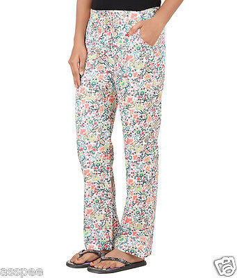 Antshrike Women Cotton Woven Pyjama Nightwear Pant -Pink