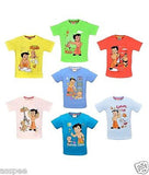 Chhota Bheem Printed Round Neck Cotton T-Shirt for Baby Boy and Girl Pack of 7