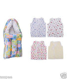 Orange and Orchid Baby Sleeping Bag With Multicolour Cotton Jabla  Pack of 4