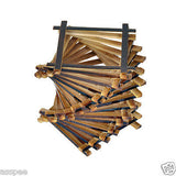 Luke and Lilly Bamboo Craft Pen Stand Spiral Design
