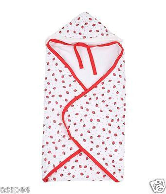 Luke and Lilly Cherry Printed Baby Wrapper Sleeping Bag for Just Born