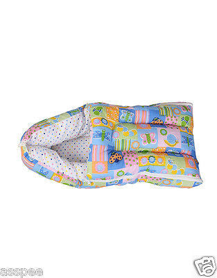 Orange and Orchid Polka Dot Print Baby Sleeping Bag and Carrier Bed - Pink