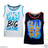 Antshrike Boys Printed Round Neck Cotton Sleeveless T-Shirt Pack of 2