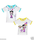 Chhota Bheem Fame Chutki Printed Round Neck Cotton T-Shirt for Baby Boy and Girl