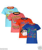 Antshrike Boys Printed Round Neck Cotton Half Sleeve T-Shirt Pack of 4