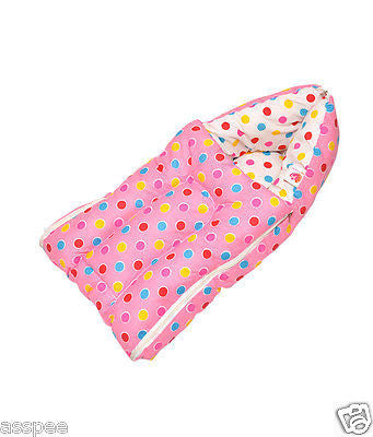 Orange and Orchid Baby Bedding Set Cum Sleeping Bag,Bed For Just Born