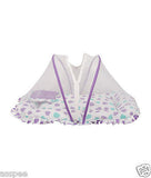 Orange And Orchid Cotton Mosquito Net Bed With Multicolour Cotton kids T Shirt 5