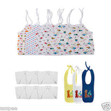 MYKID Combo Gift Set of Baby Jabla Nappies and Bibs for Just Born