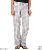 Antshrike Women Cotton Woven Pyjama Nightwear Pant -Grey