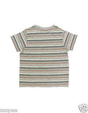 Orange and Orchid Kids Cotton Striped T-shirt Pack of 3
