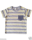 Orange and Orchid Striped Cotton  Kids T-Shirt Pack of 4