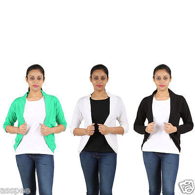 Orange and Orchid Womens Shrugs Pack of 3