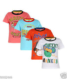 Antshrike Boys Printed Round Neck Cotton Half Sleeve T-Shirt Pack of 4