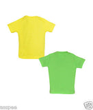 Chhota Bheem Printed Round Neck Cotton T-Shirt for Baby Boy and Girl Pack of 2
