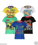 Antshrike Boys Printed Round Neck Cotton Half Sleeve T-Shirt Pack of 5