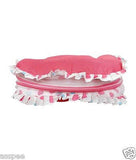 Orange And Orchid Cotton Mosquito Net Bed With Red Color Dry Sheet