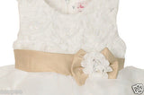 Luke and Lilly  kids  Party wear Designer Princess Girls Frock-White