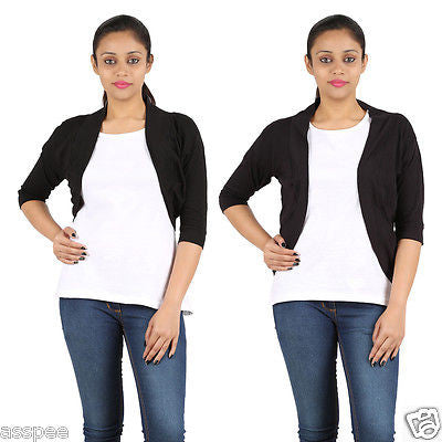 Orange and Orchid Womens Shrugs Pack of 2