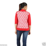 Orange and Orchid Womens Red Shrugs
