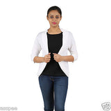 Orange and Orchid Womens White Shrugs