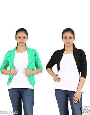 Orange and Orchid Womens Shrugs Pack of 2