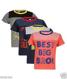 Luke and Lilly Boys Printed Round Neck Cotton Half Sleeve T-Shirt Pack of 4